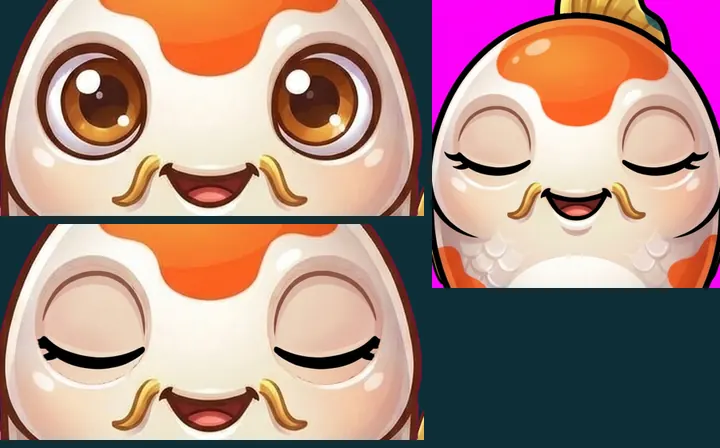 Eyes + blink: An eye sticker and a closed-lid state, so Kiko can blink.